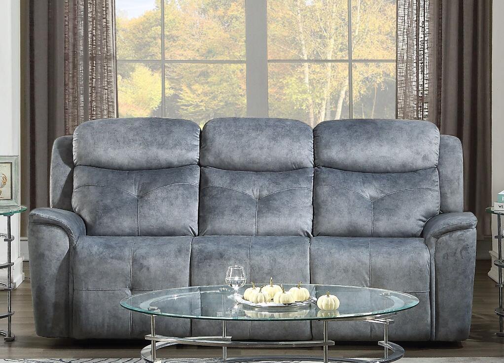 Mariana Sofa (Motion), Silver Gray Fabric-1