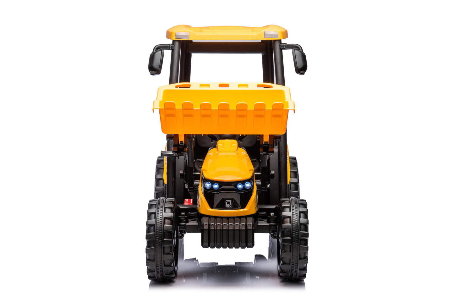 24V Ride On Excavator, Kids' Ride on Car Toys Battery Powered Electric Vehicles with Trailer, Digger for Toddlers (Yellow)