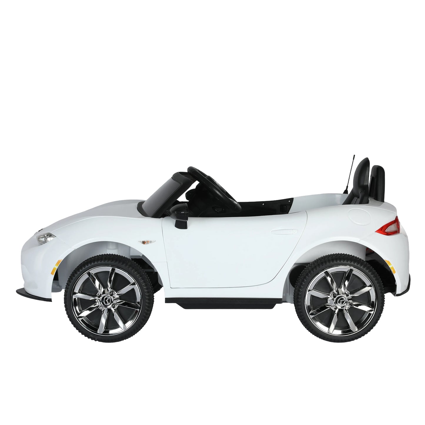 Licensed MAZDA MX-5 RF,12V Kids ride on car 2.4G W/Parents Remote Control,electric car for kids,Three speed adjustable,Power display, USB,MP3 ,Bluetooth,LED light,Two-point safety belt