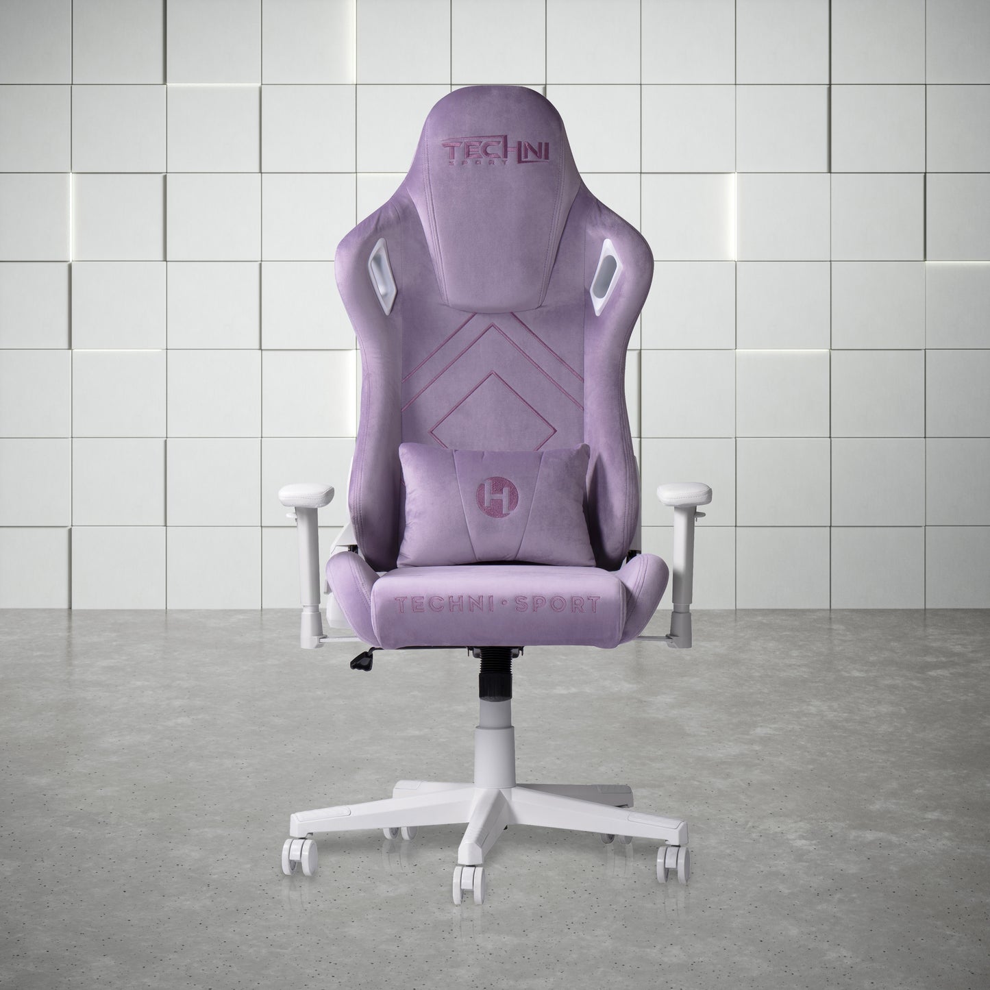 Techni Sport TSF45C Velvet Memory Foam Gaming Chair – Purple