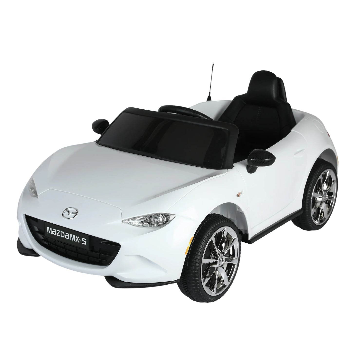 Licensed MAZDA MX-5 RF,12V Kids ride on car 2.4G W/Parents Remote Control,electric car for kids,Three speed adjustable,Power display, USB,MP3 ,Bluetooth,LED light,Two-point safety belt