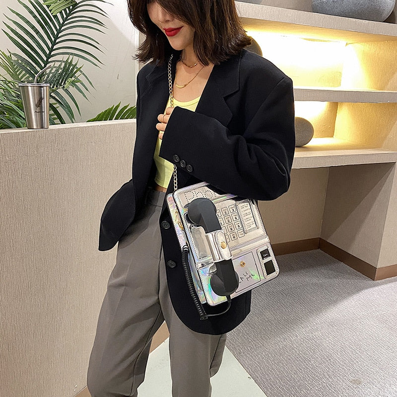 telephone-shape-shoulder-bag