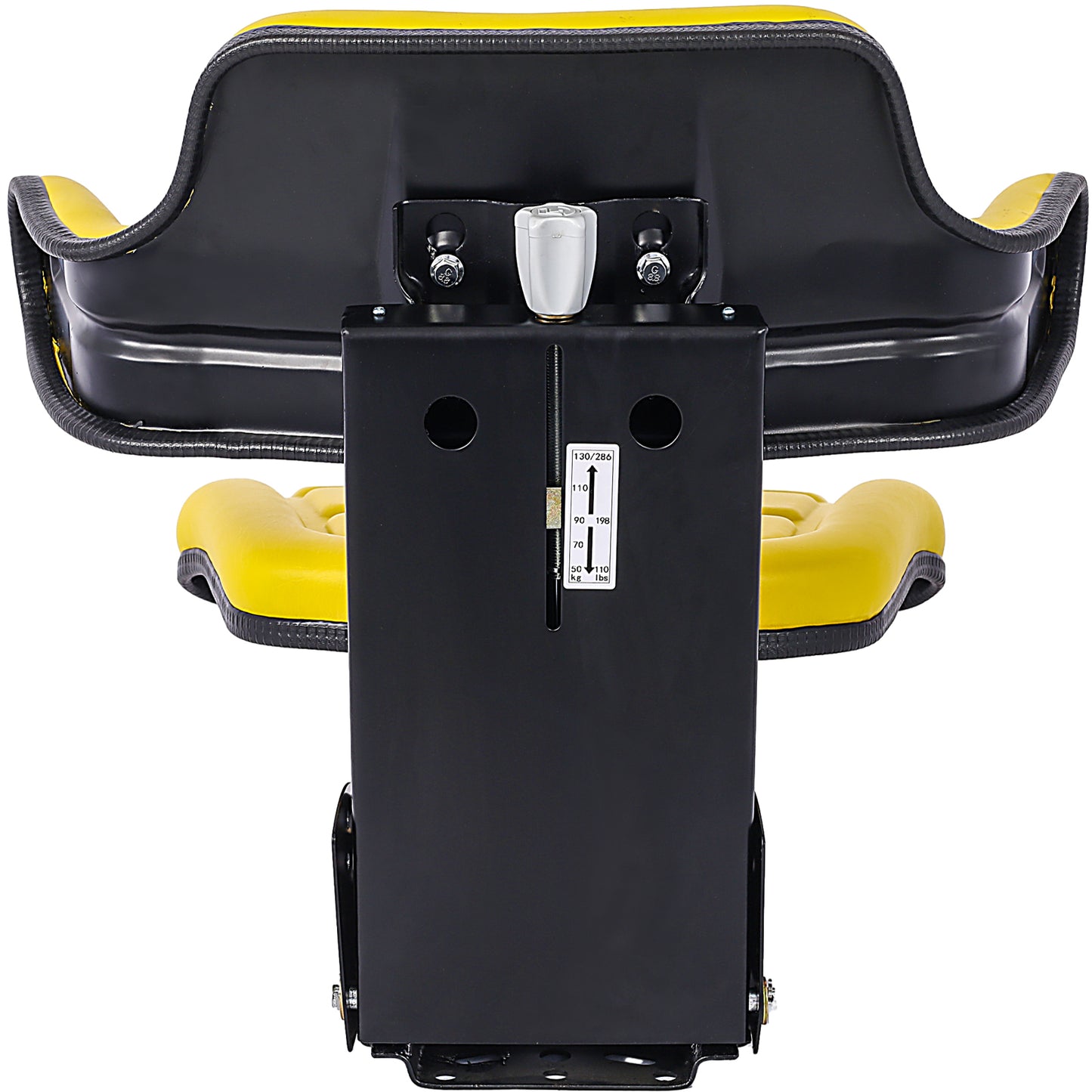 TRAC SEATS BRAND WAFFLE STYLE UNIVERSAL TRACTOR SUSPENSION SEAT WITH TILT FITS FORD/NEW HOLLAND 3900 3930 3910 5000 5100 5600 5610 5900 5910,yellow