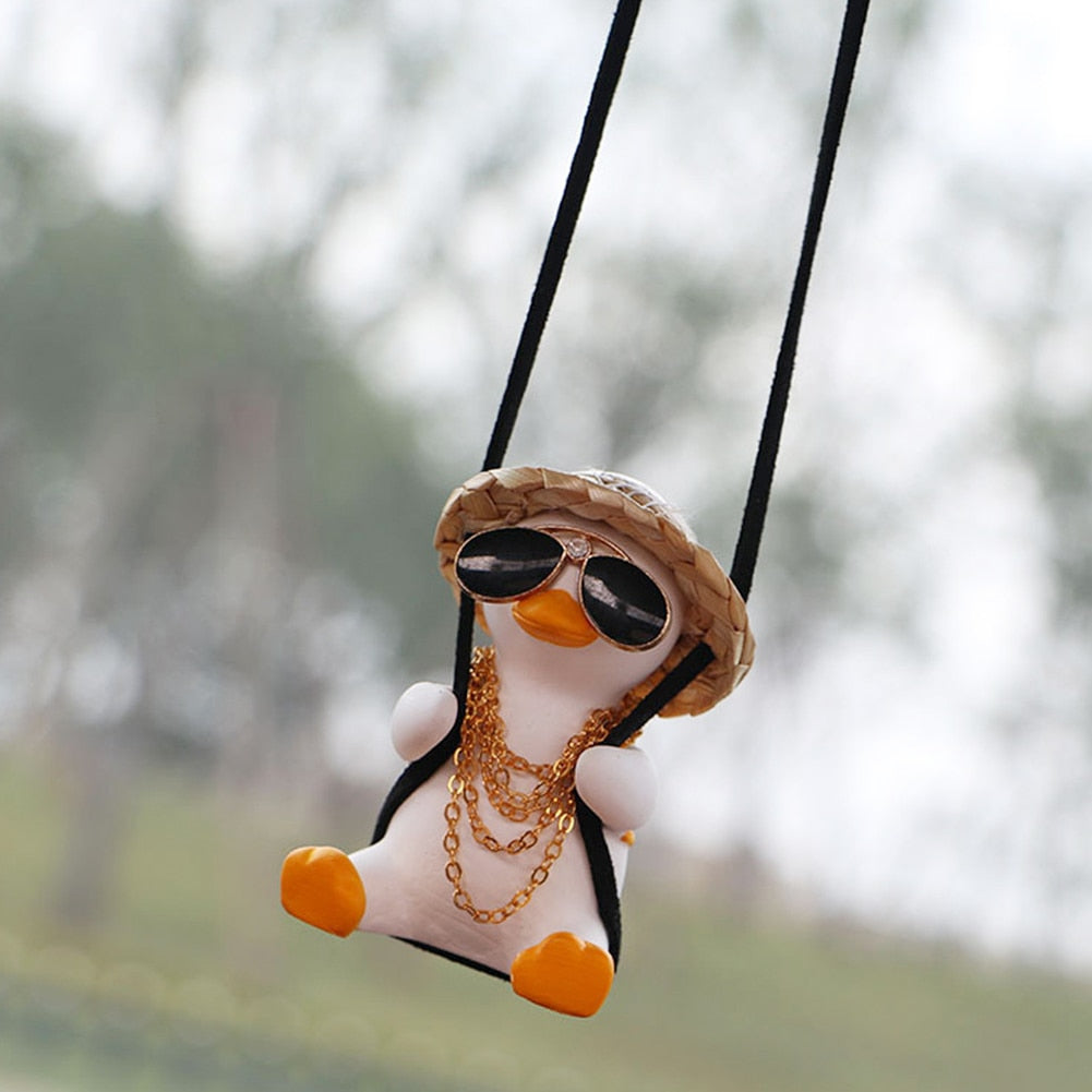 car-pendant-cute-swinging-duck