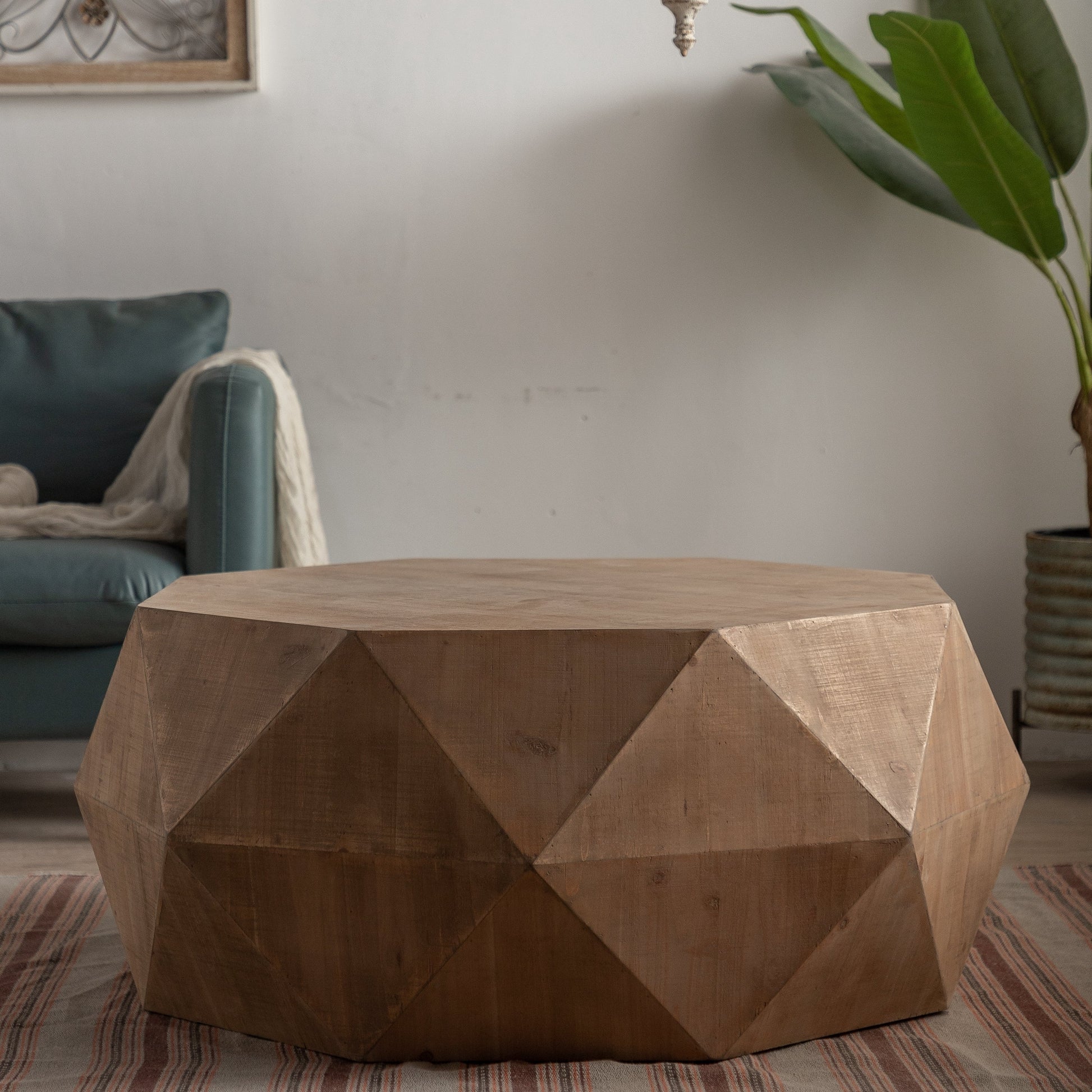 Three-dimensional Retro Style Coffee Table-8