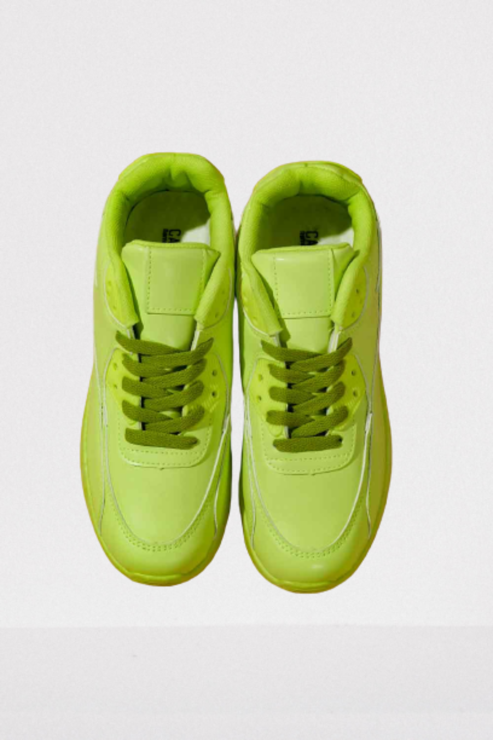 Neon Lime Green Sneakers - American Smart