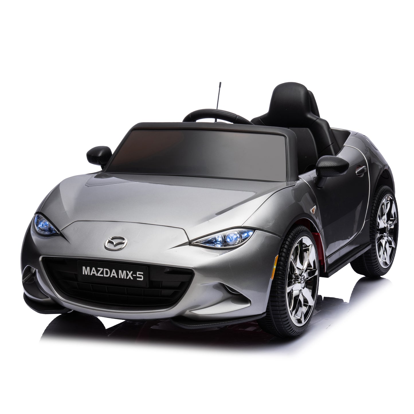 Licensed MAZDA MX-5 RF,12V Kids ride on car 2.4G W/Parents Remote Control,electric car for kids,Three speed adjustable,Power display, USB,MP3 ,Bluetooth,LED light,Two-point safety belt,Painting