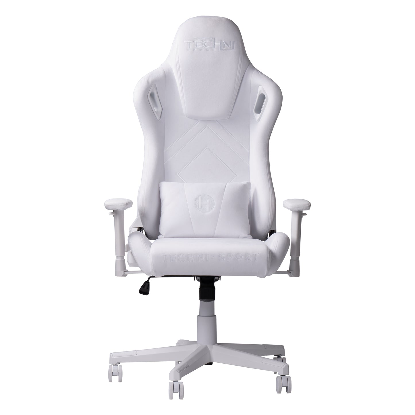 Techni Sport TSF45C Velvet Memory Foam Gaming Chair – White