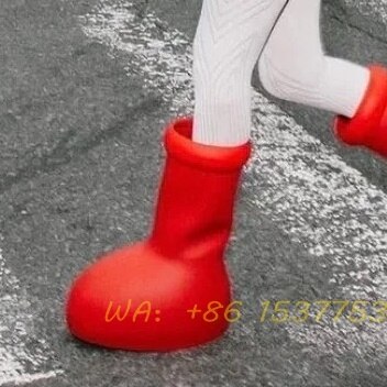 red-rain-boots-thick-bottom