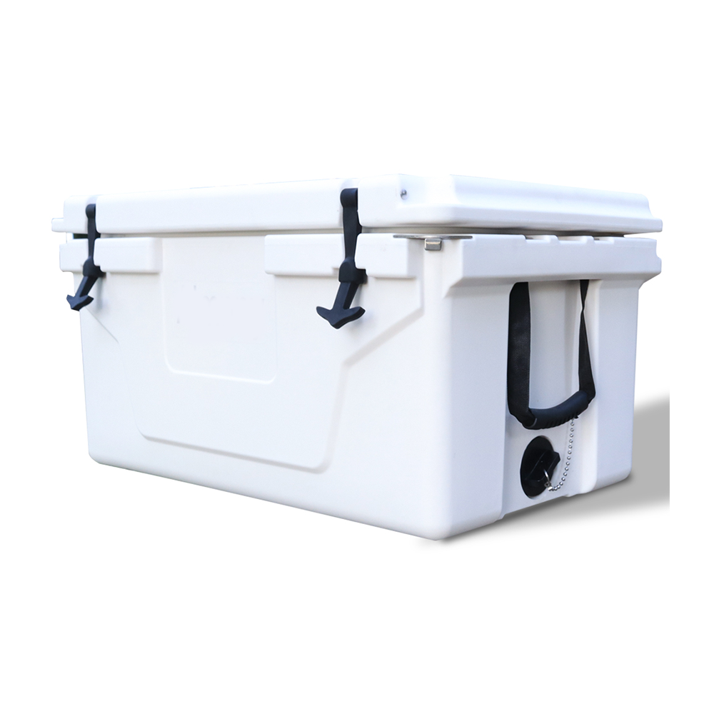 White outdoor Camping Picnic Fishing portable cooler 65QT Portable Insulated Cooler Box