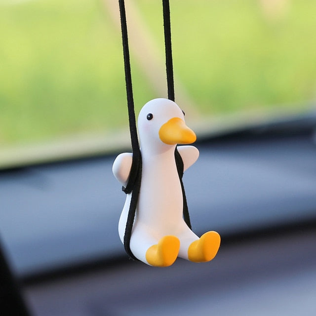 car-pendant-cute-swinging-duck