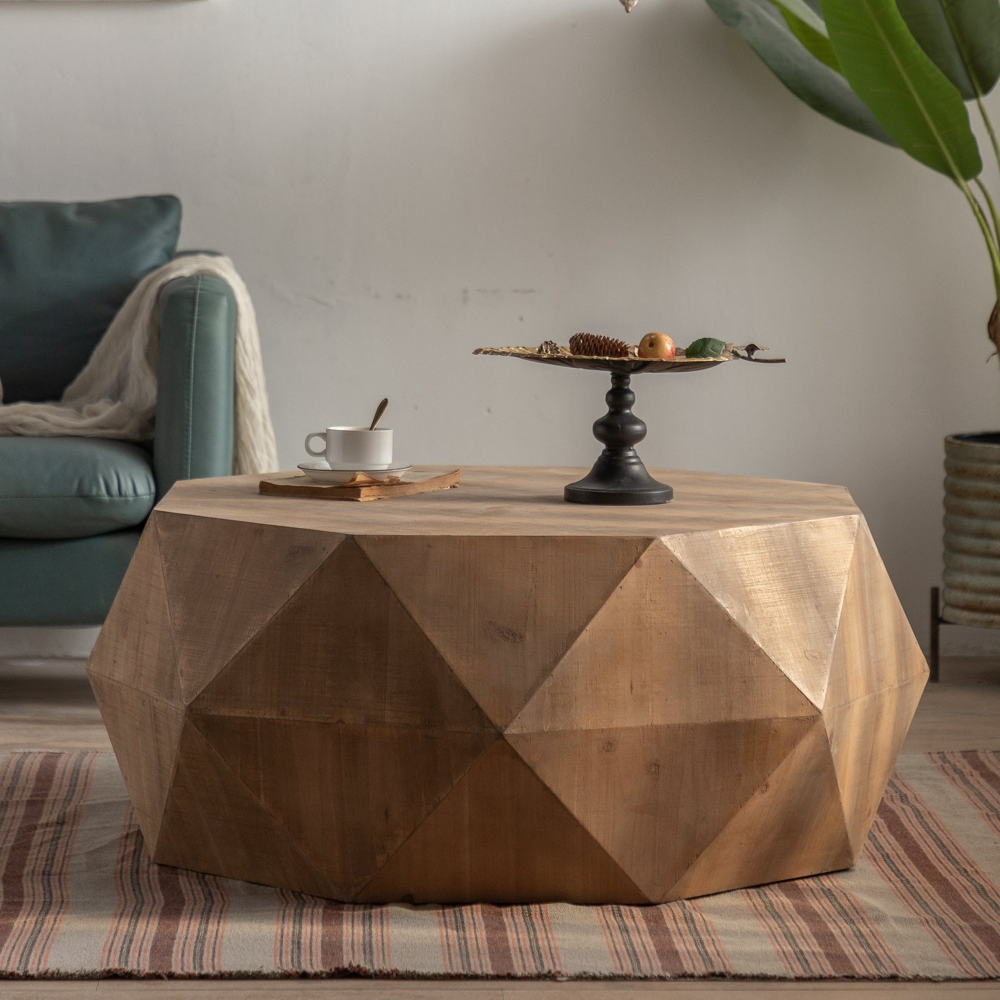 Three-dimensional Retro Style Coffee Table-5