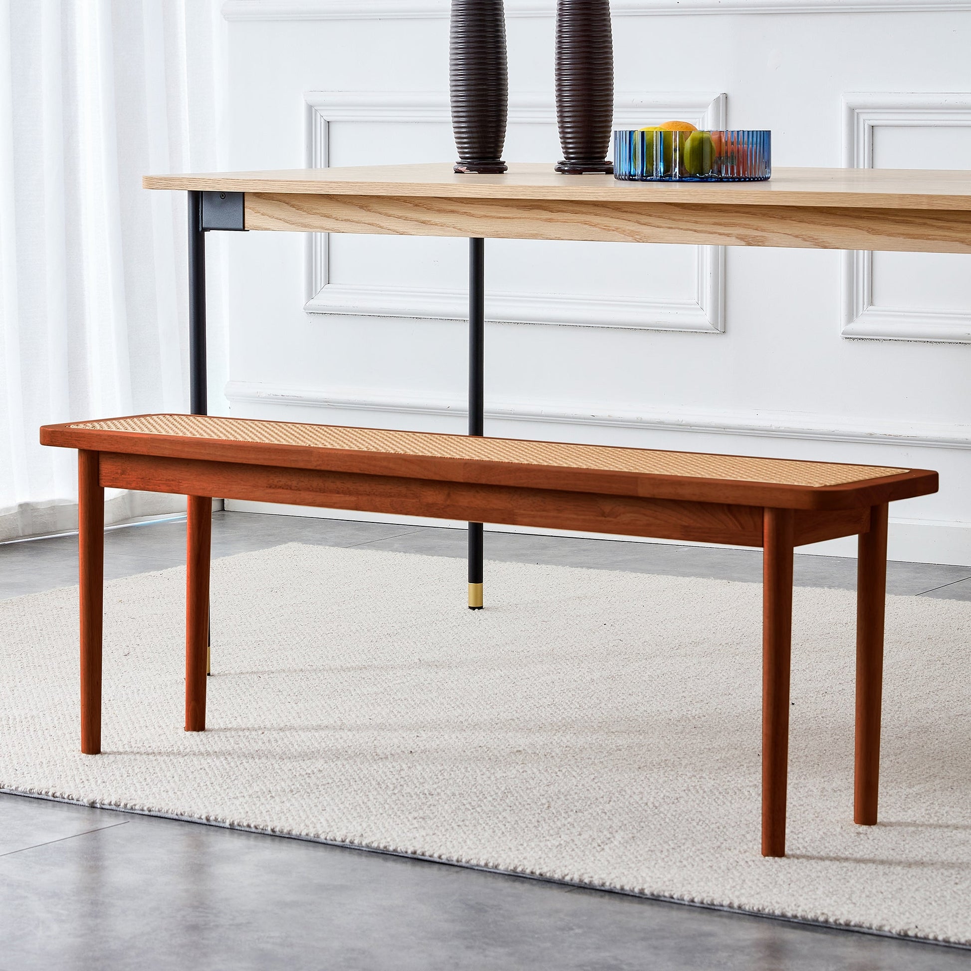 Solid Wood Dining Benches-3