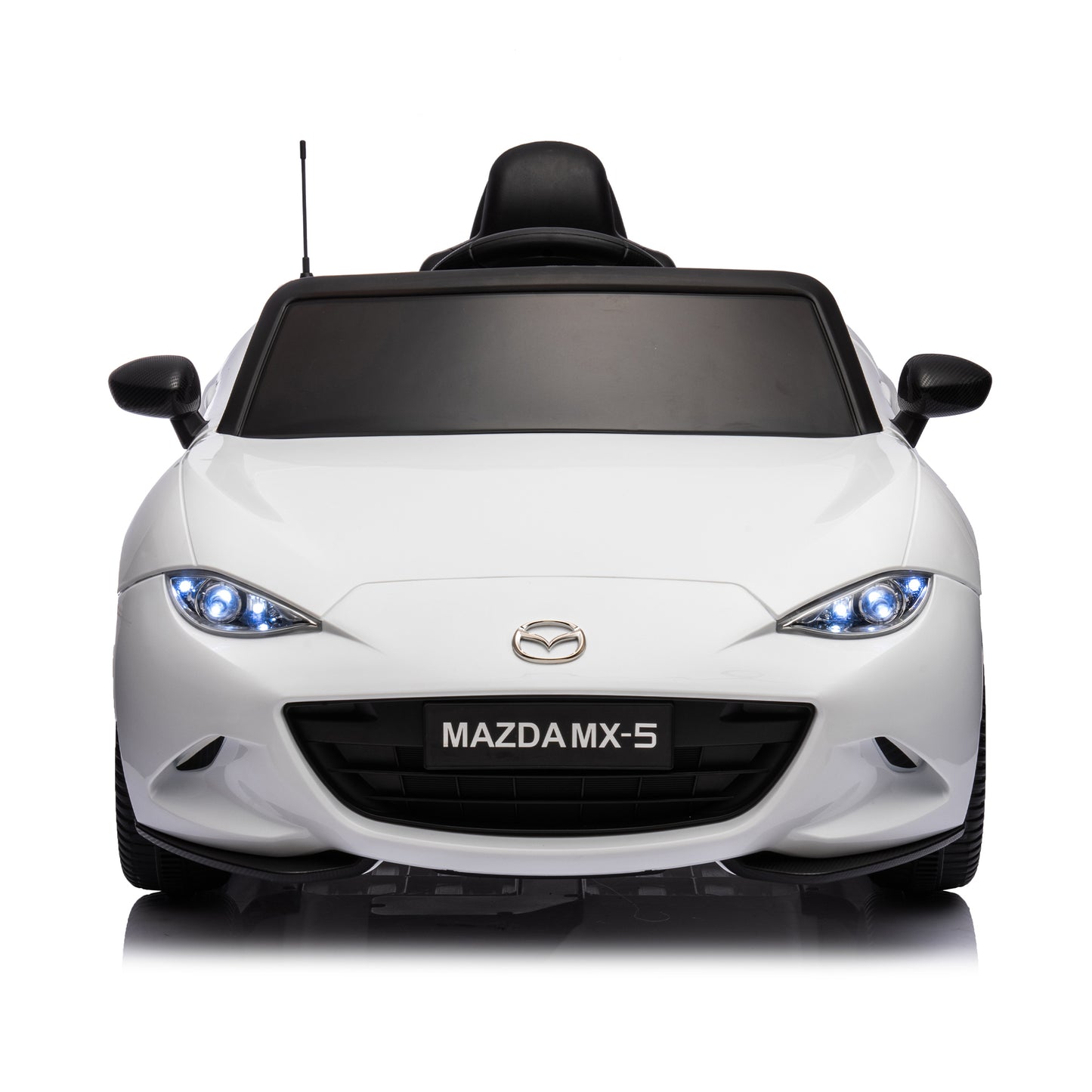 Licensed MAZDA MX-5 RF,12V Kids ride on car 2.4G W/Parents Remote Control,electric car for kids,Three speed adjustable,Power display, USB,MP3 ,Bluetooth,LED light,Two-point safety belt