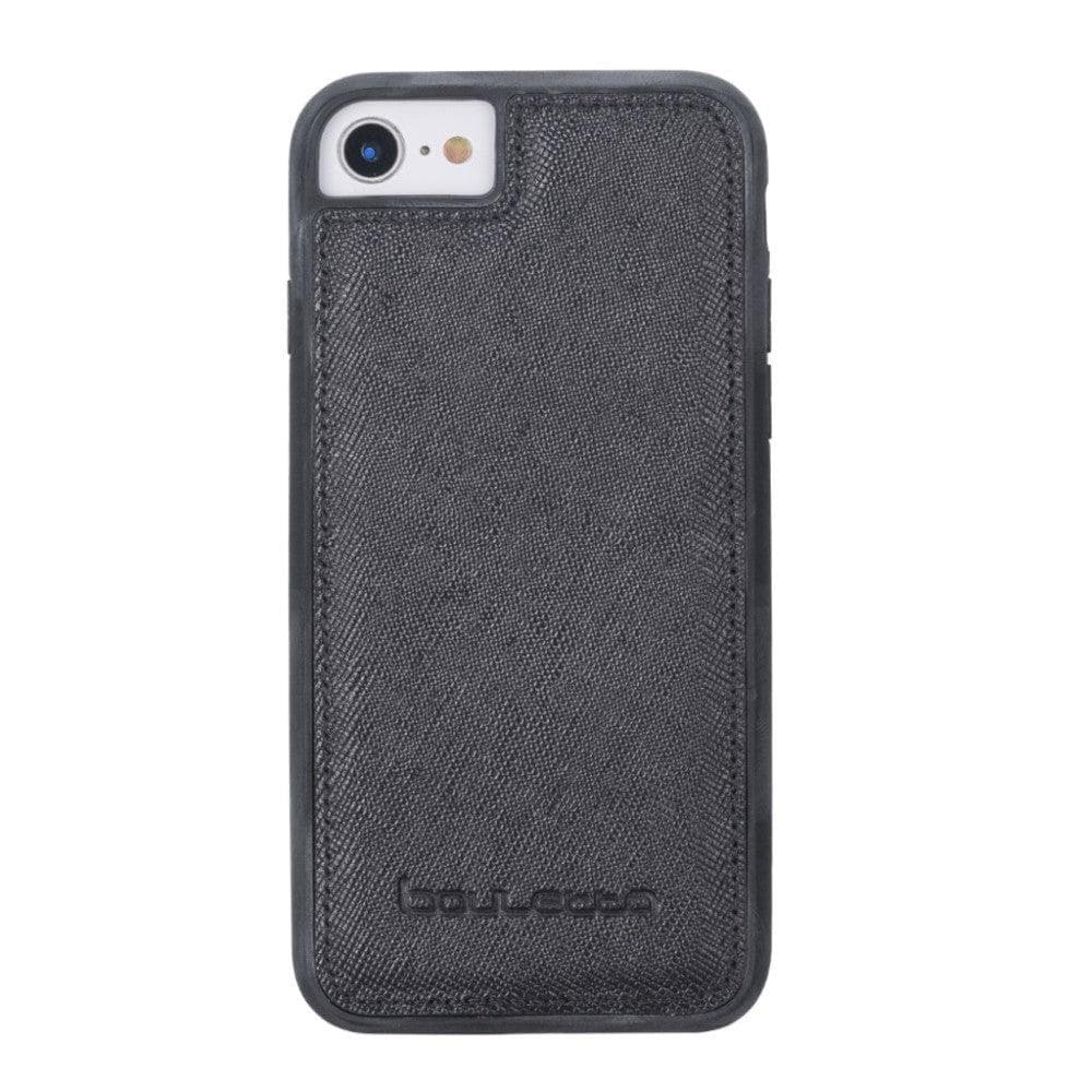 Flexible Genuine Leather Back Cover for Apple iPhone 7 8 SE2 SE3 Series-22
