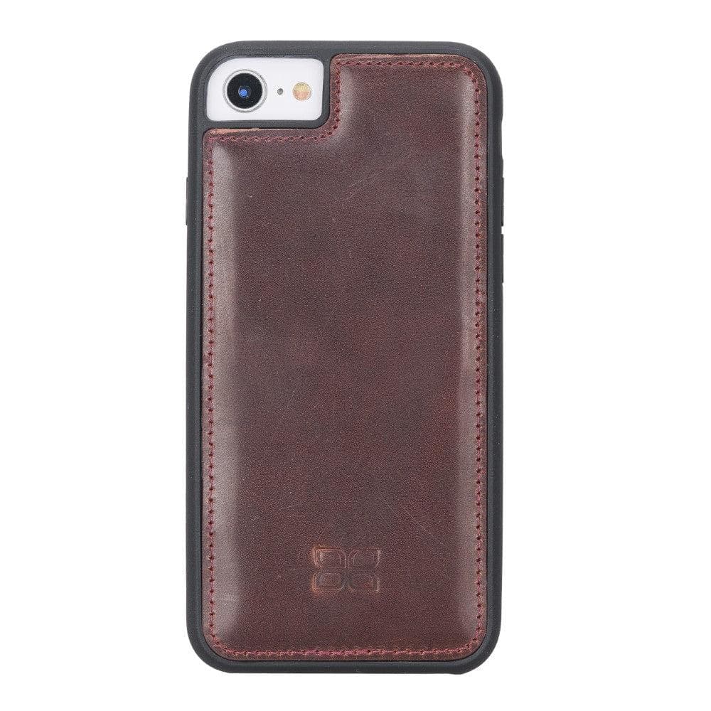Flexible Genuine Leather Back Cover for Apple iPhone 7 8 SE2 SE3 Series-27