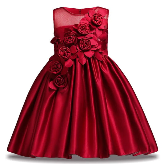 Red Flower Dress