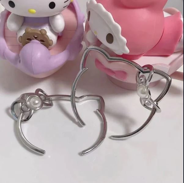 Kitty Kawaii Silver Bracelet