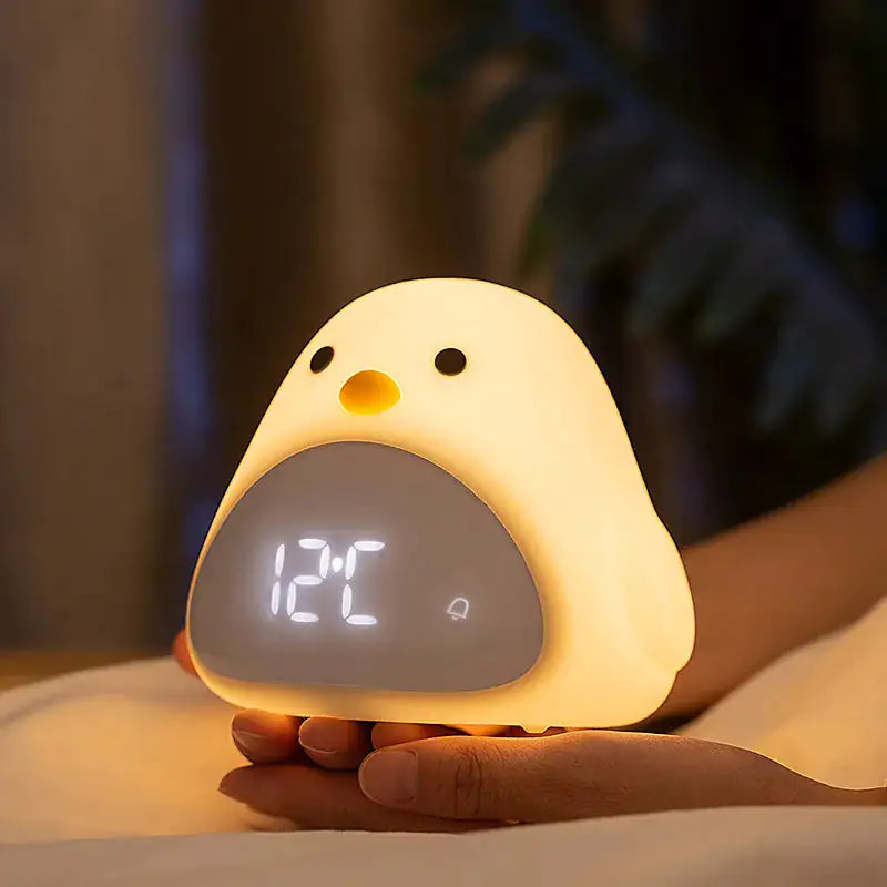 Bird Night Light Alarm Clock