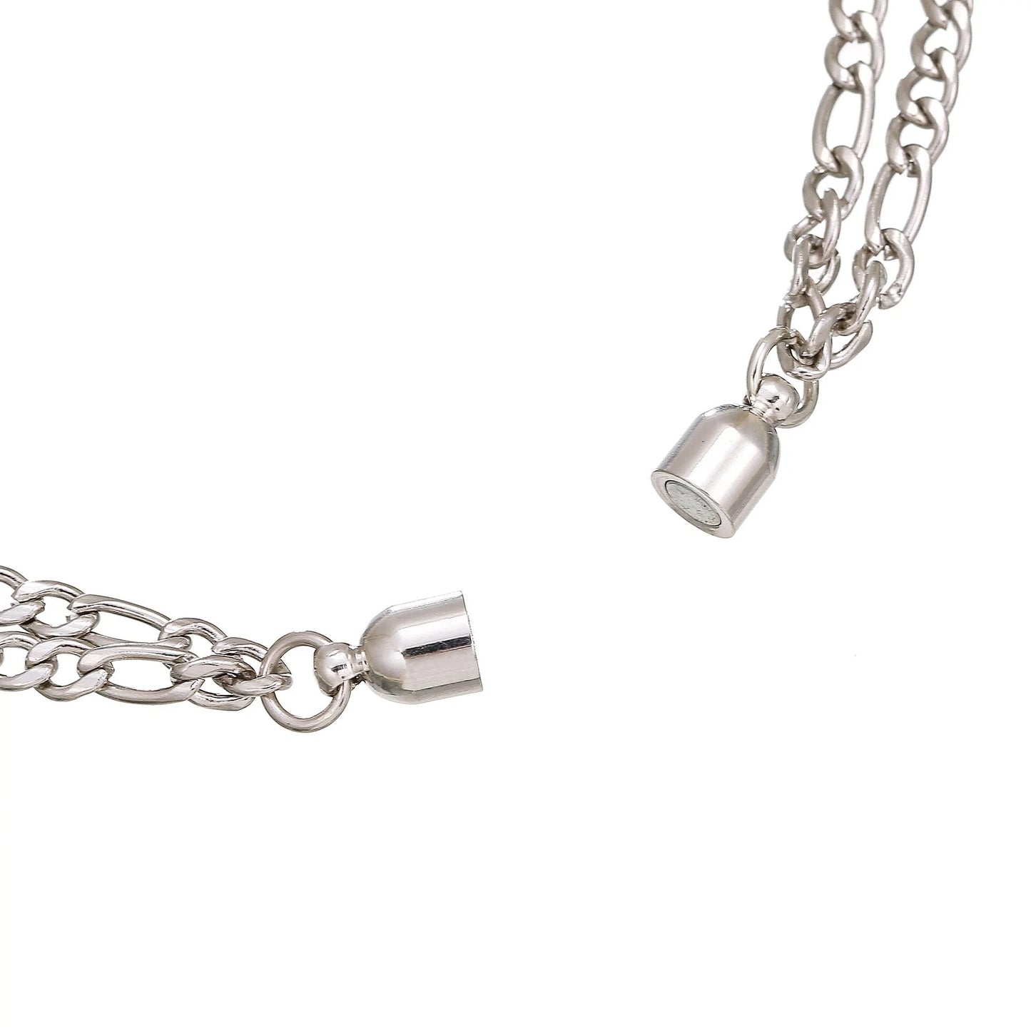 Love Paired Clasp Chain Bracelet