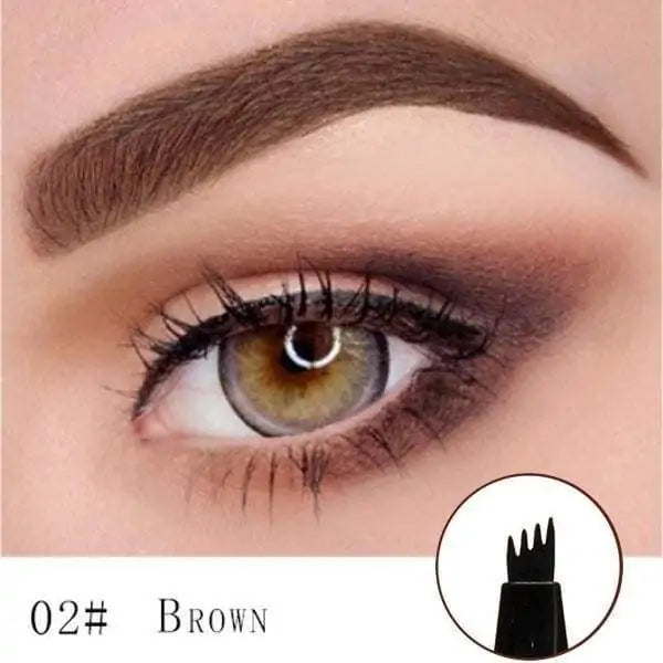 Waterproof Fork Tip Eyebrow Tattoo Pen