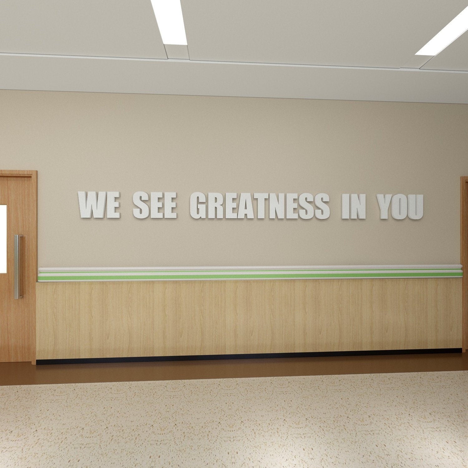 We See Greatness In You , classroom decor , School teacher motivation, classroom decoration - SKU:CLA1-0