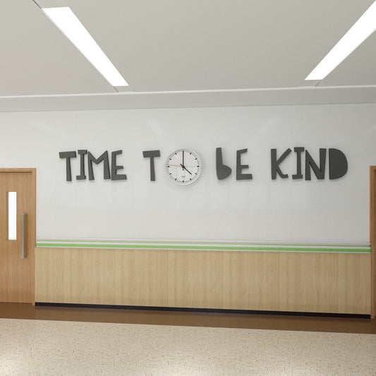 Time to be Kind , classroom decor , School teacher motivation, classroom quotes, classroom decoration, school motivation - SKU:CLA4-0