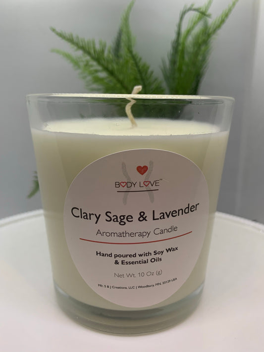 Clary Sage and Lavender Candle-0