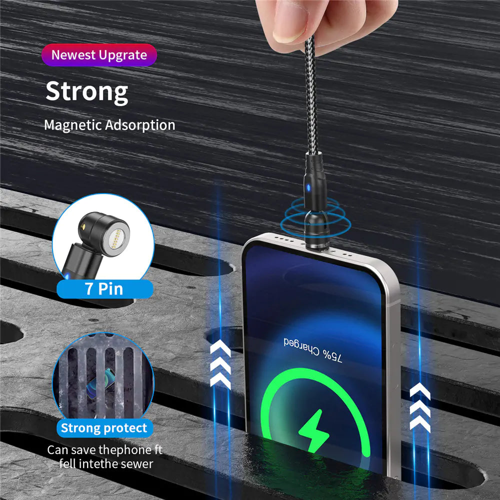 Magnetic Cable Quick Charge 4.0 USB/TYPE-C/iPHONE