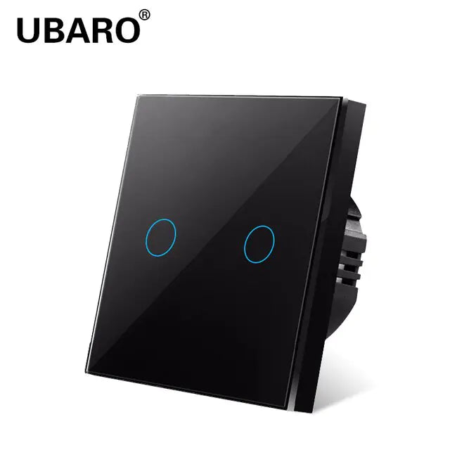 UBARO Crystal Tempered Glass Wall Panel Touch Switch