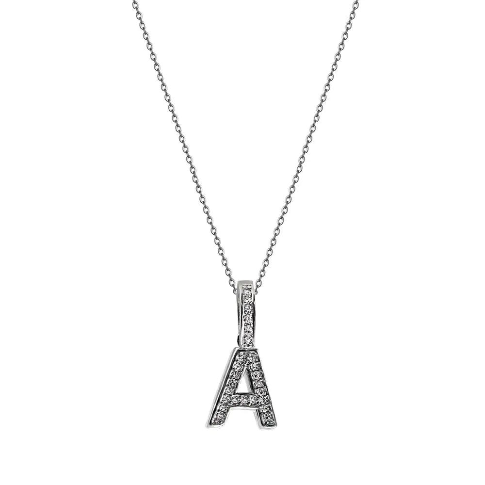 Stainless Steel Letter Necklace