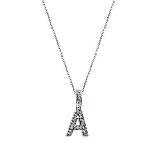 Stainless Steel Letter Necklace