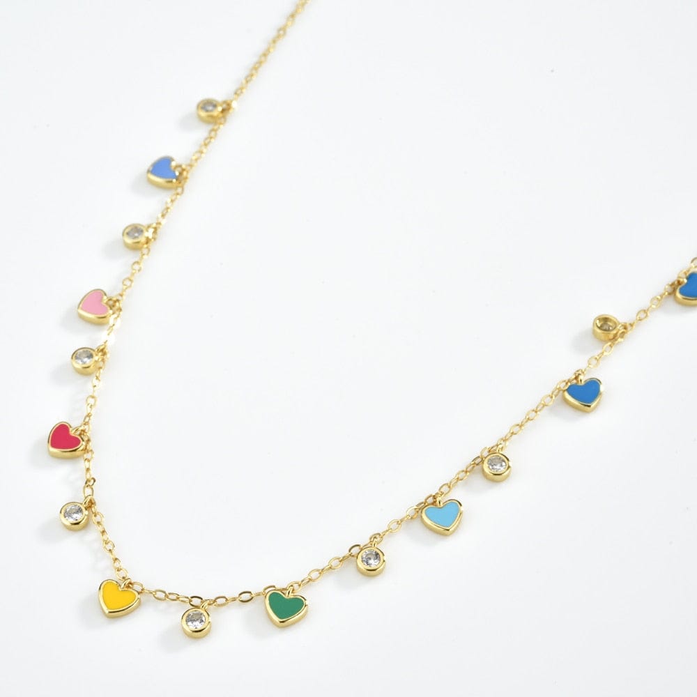 Summer - Heart Choker Necklace-1