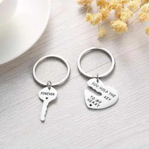 You Hold The Key To My Heart Forever Keychain Set