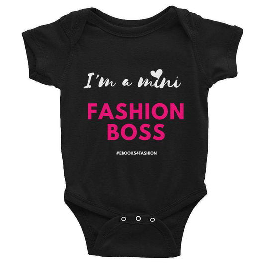 I'm a mini Fashion Boss - Infant Bodysuit - Black-0