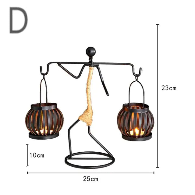 little-man-candle-holder