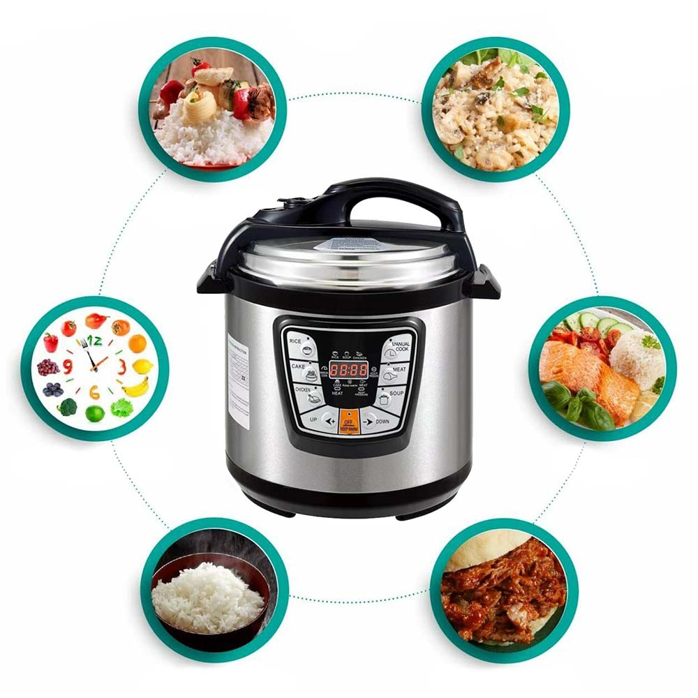 Slow cooker, multifunkciós kukta, 6L-2