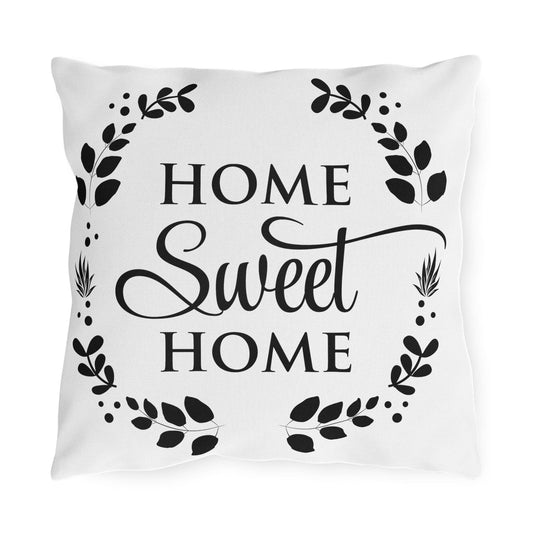 Outdoor Throw Pillow, Home Sweet Home-0