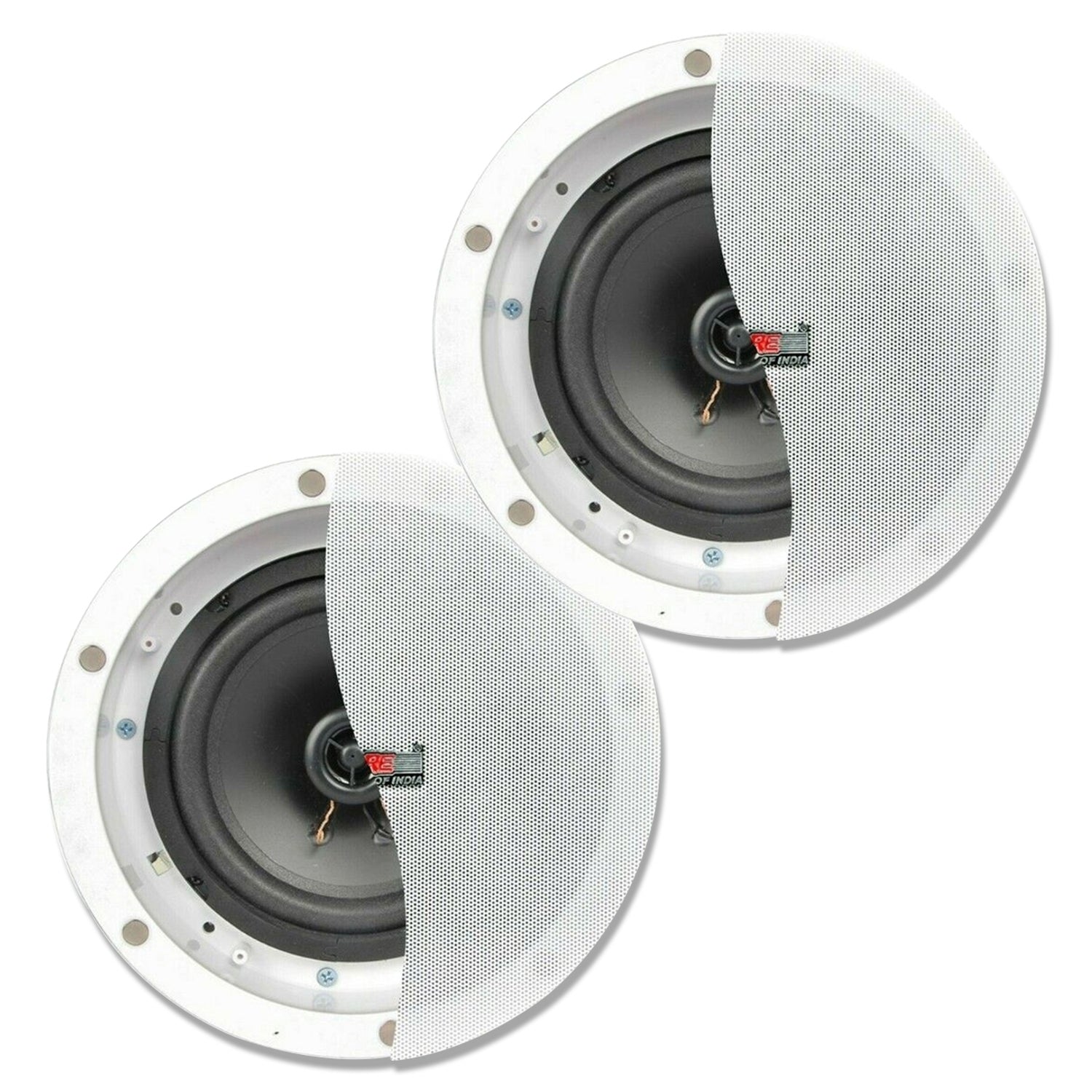 5 Core 6.5 inch Ceiling Speaker 60W Peak 2-Way Home Audio In Wall Speakers w Tweeter-5