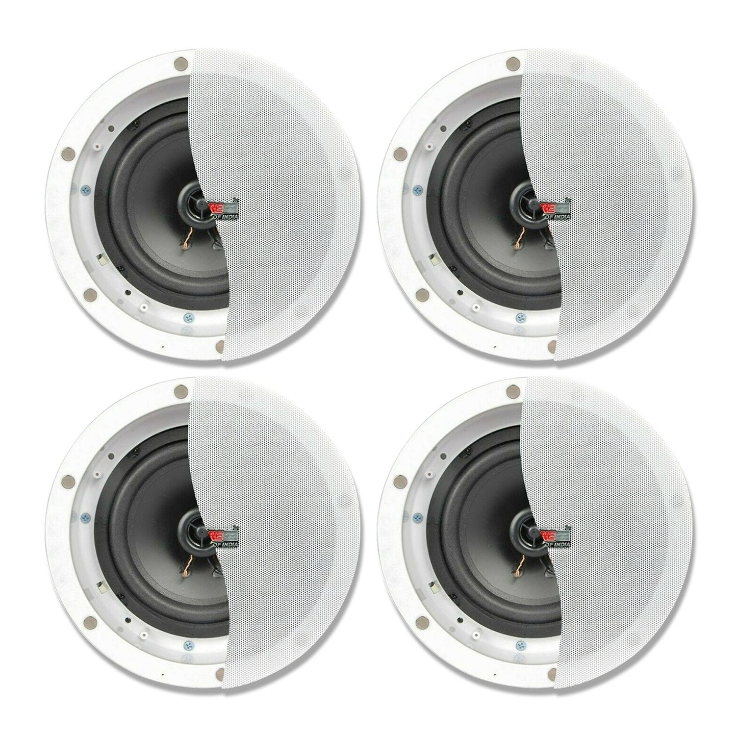 5 Core 6.5 inch Ceiling Speaker 60W Peak 2-Way Home Audio In Wall Speakers w Tweeter-6