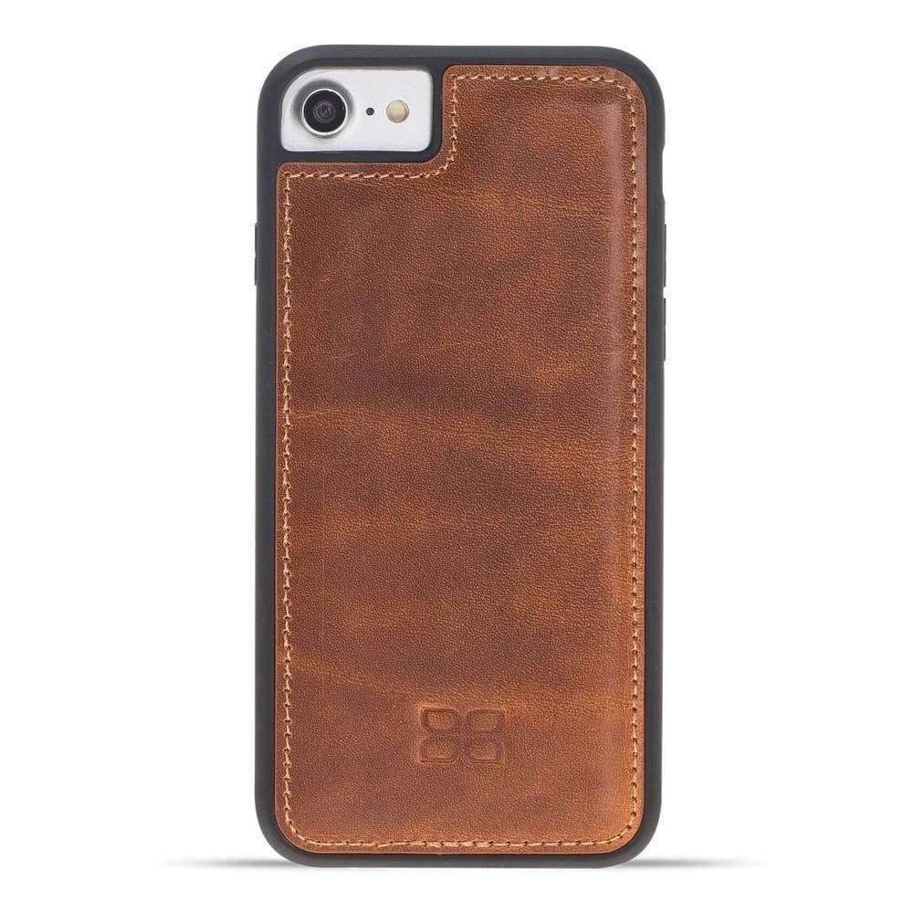 Flexible Genuine Leather Back Cover for Apple iPhone 7 8 SE2 SE3 Series-12