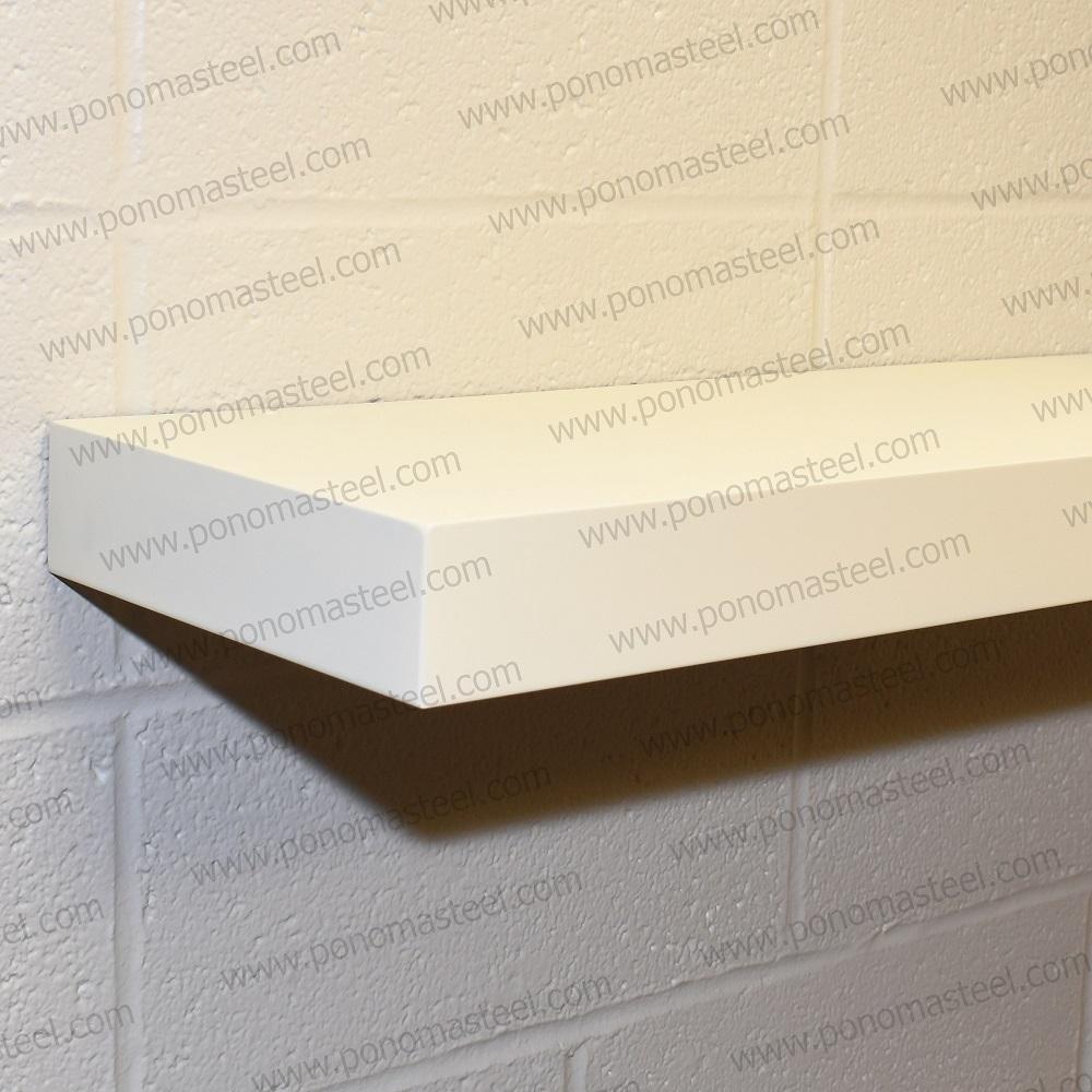 87"x10"x2.0" (cm.221x25,4x6,4) stainless steel floating shelf-14