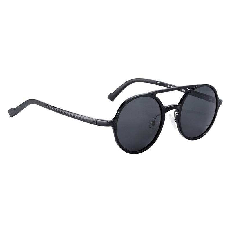 Hot Black Goggle Male Round Sunglasses Luxury Brand Men Glasses Retro Vintage Women Sun Glasses UV400 Eyewear-78