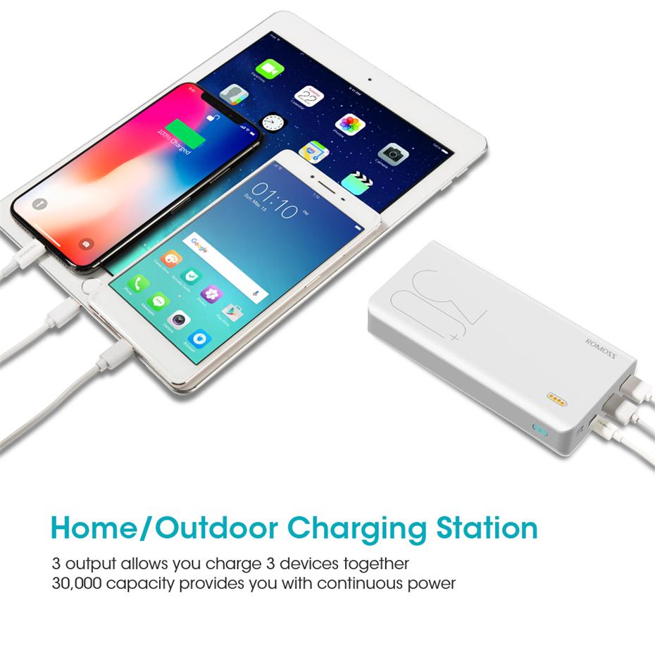 30000mAh Power Bank Portable External Battery With PD3.0 Fast Charging Portable Charger For Phones Tablet-2