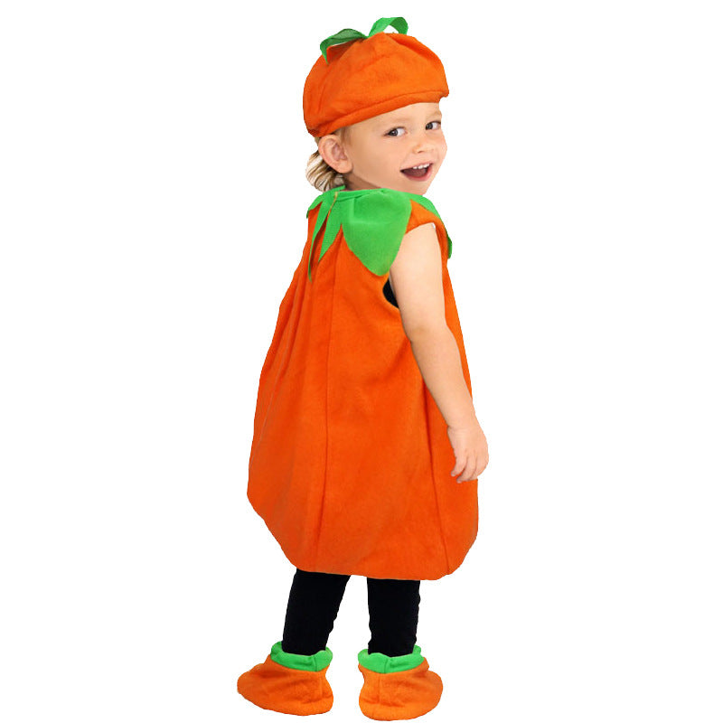 Baby Halloween Pumpkin Clothes Cosplay Costume Sets-2