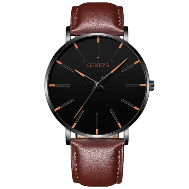 Minimalist Men's Fashion Ultra Thin Watch