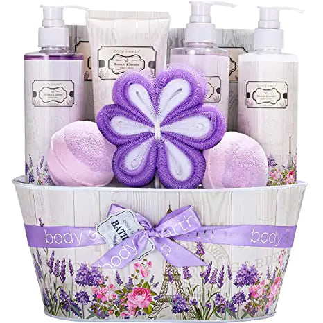 Body &amp; Earth Rosewater &amp; Lavender 10 Pieces Gift Set