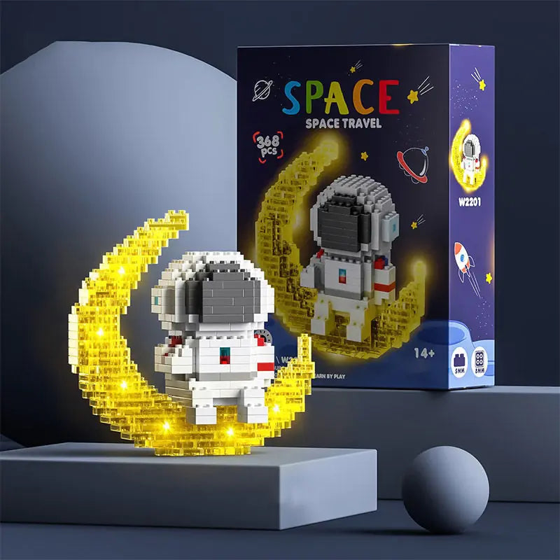 Toys Figure Astronaut Building Blocks Model