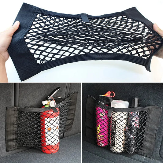 Universal Car Trunk Seat Back Mesh Storage Organizer