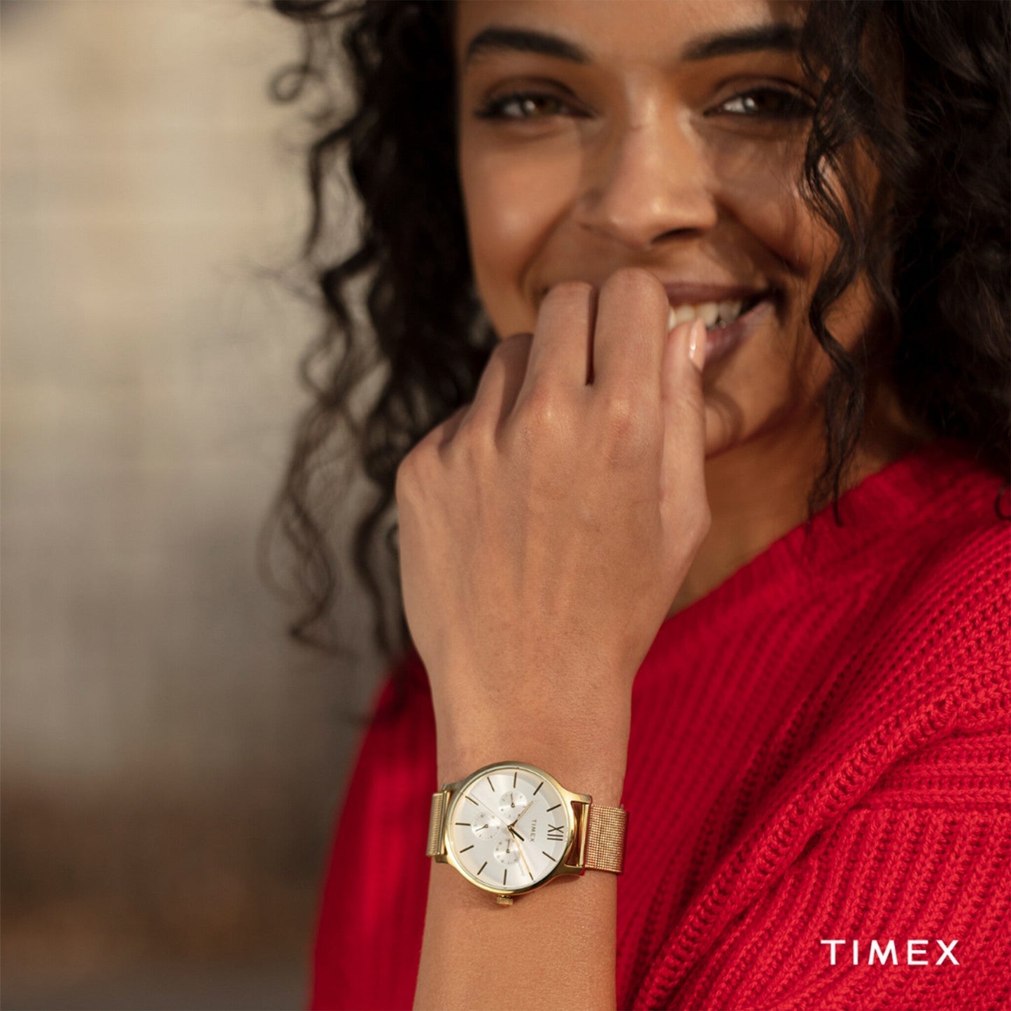 Timex Brass Analog Women's Watch TW2T74600-4